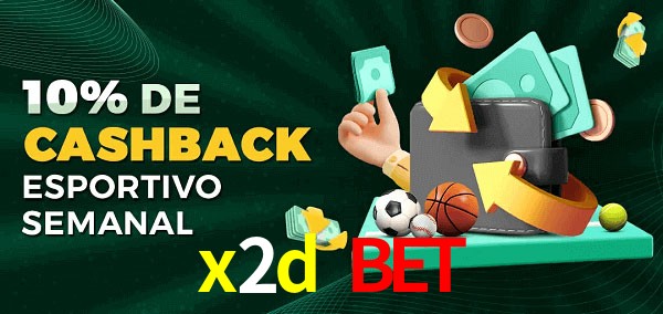 10% de bônus de cashback na x2d bet